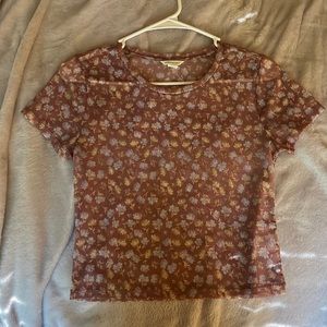 See through/mesh Aeropostale shirt